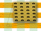 Field Emission Display zoomed in